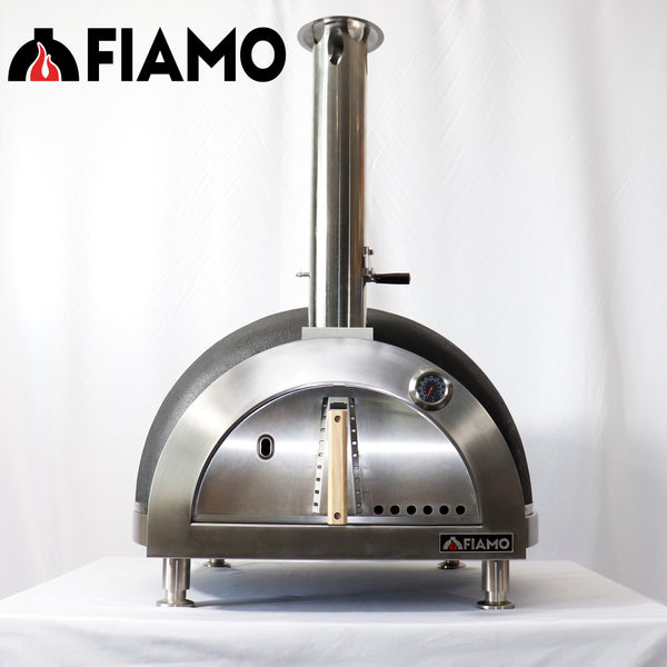 FIAMO Outdoor Wood-Fired Pizza Oven Camping Grills Stove with Oven for Wood Burning